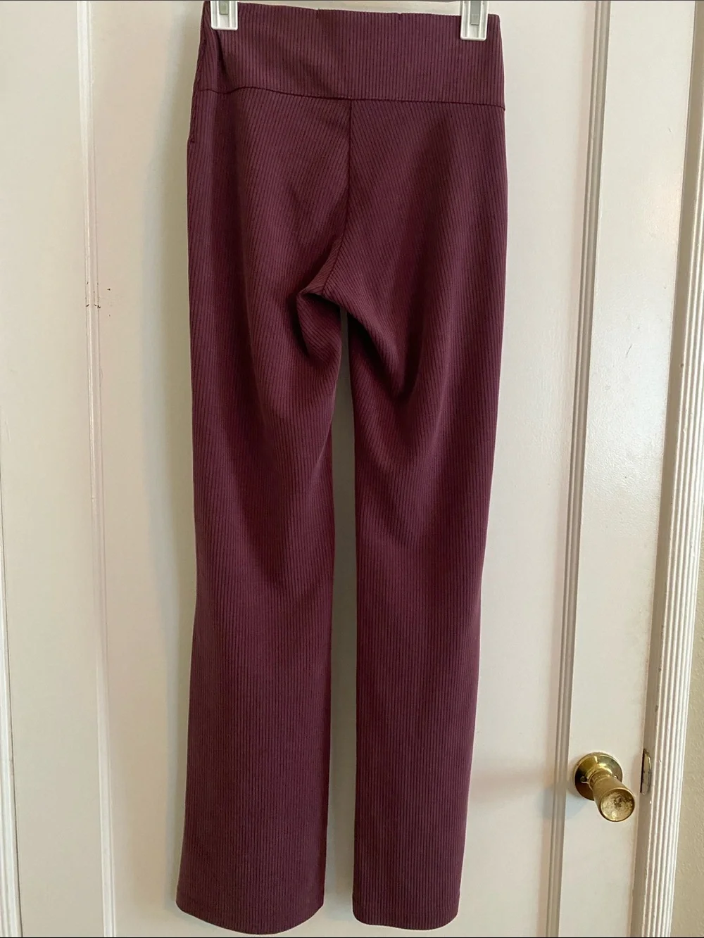 Lululemon Ribbed Softstreme Flared Pant Plum Size 4